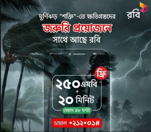 রবি ফ্রী MB নিন ২০২৫